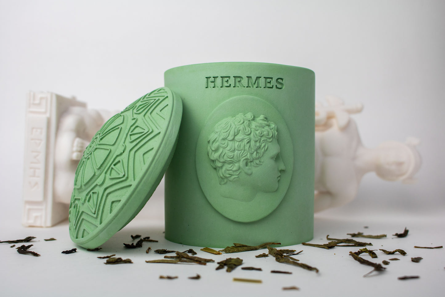 Hermes Duftkerze - Zitronengras & Ingwer